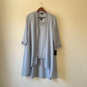 NWT Vintage 80s/90s two piece set blouse and jacket size 14